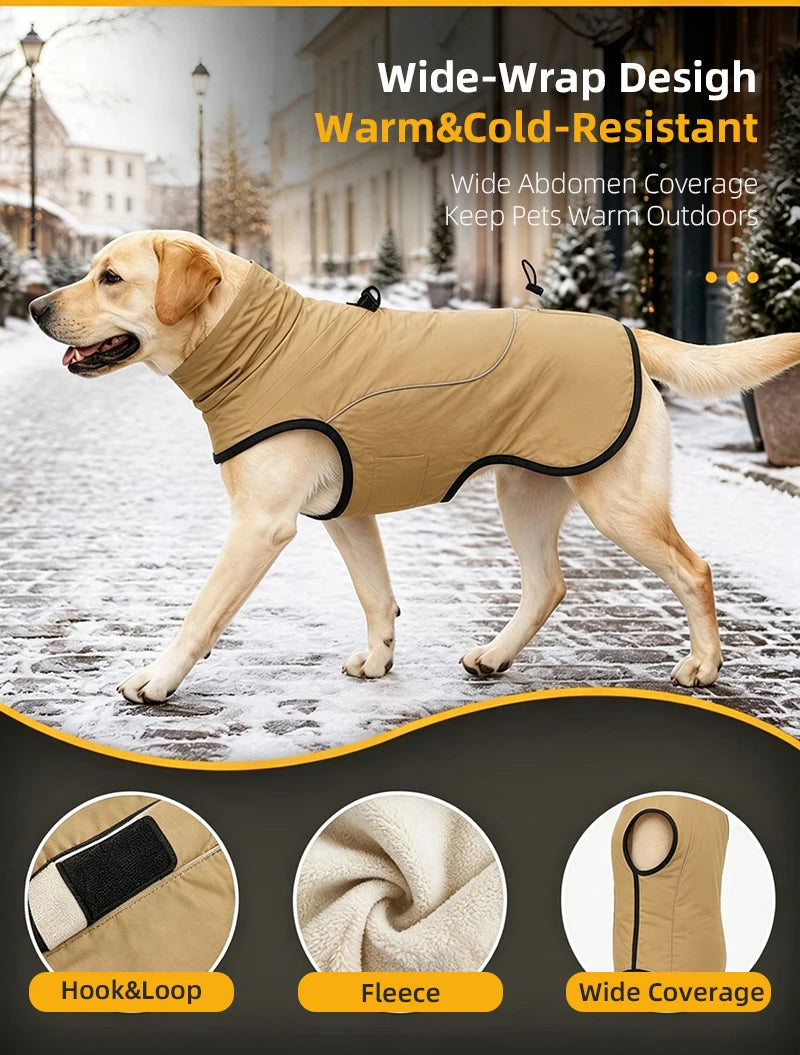 Small & Medium Large Dog Winter Coat