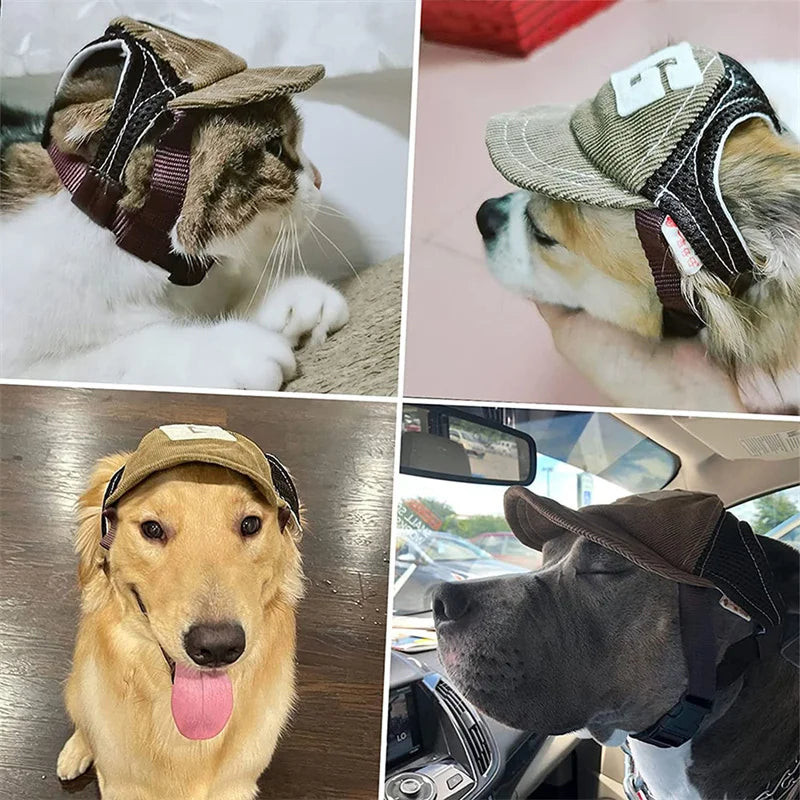 Dog Hat Dog Sunscreen Baseball Cap