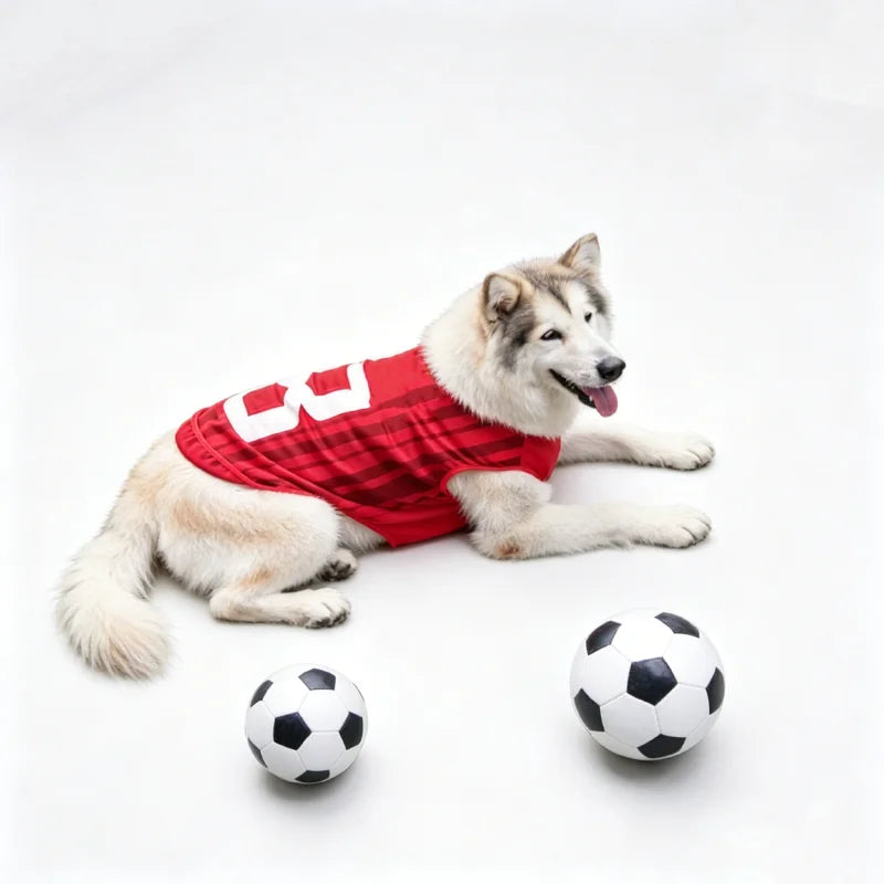 2026 Soccer Cat Dog Football Breathable Mesh Jersey