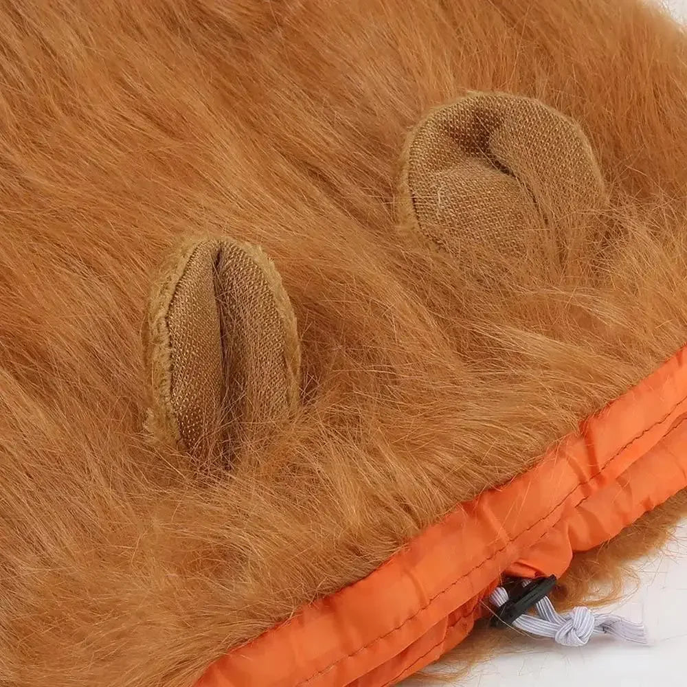 Halloween Accessories Pet Lion Head Wig