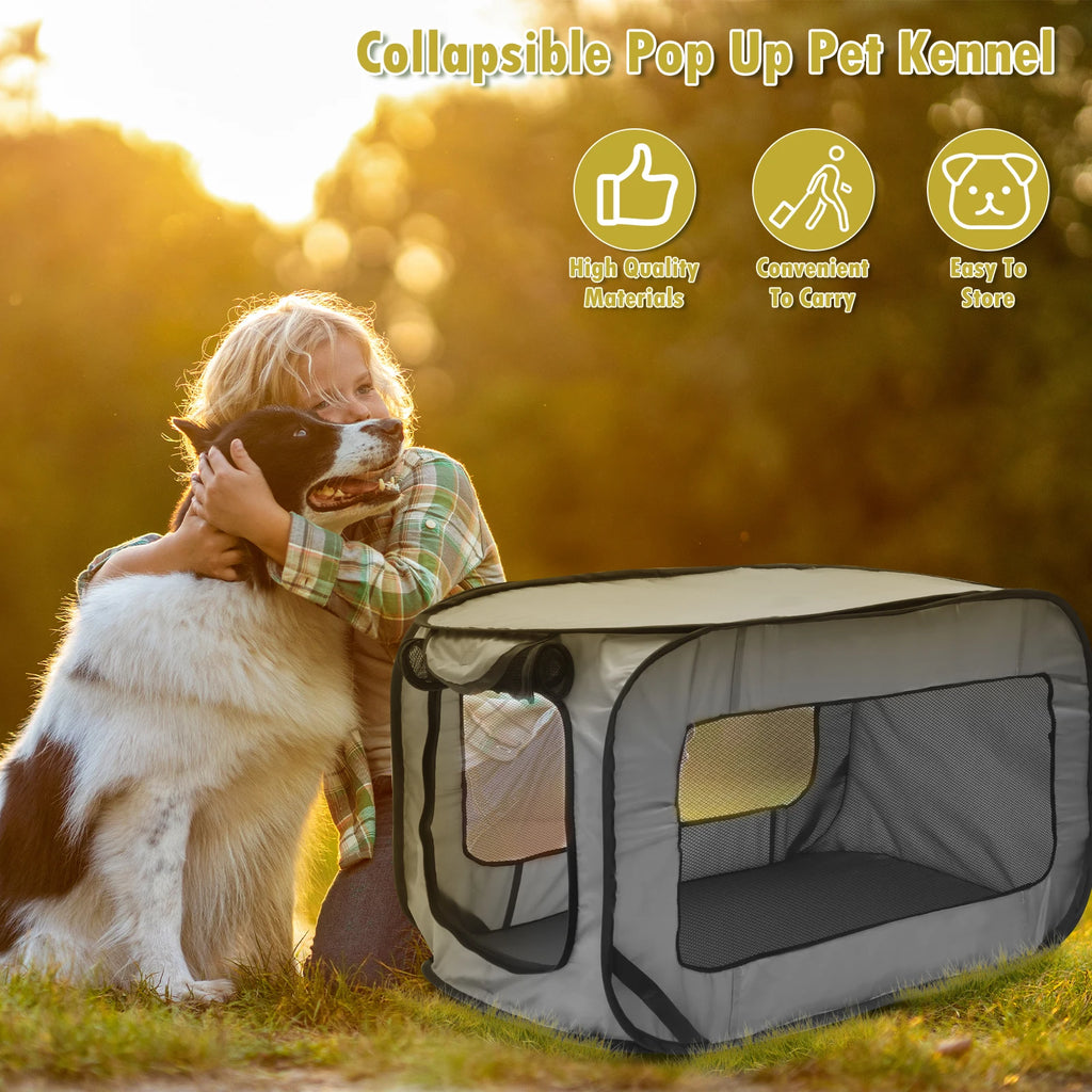 Dog/Cat Travel Crate Foldable