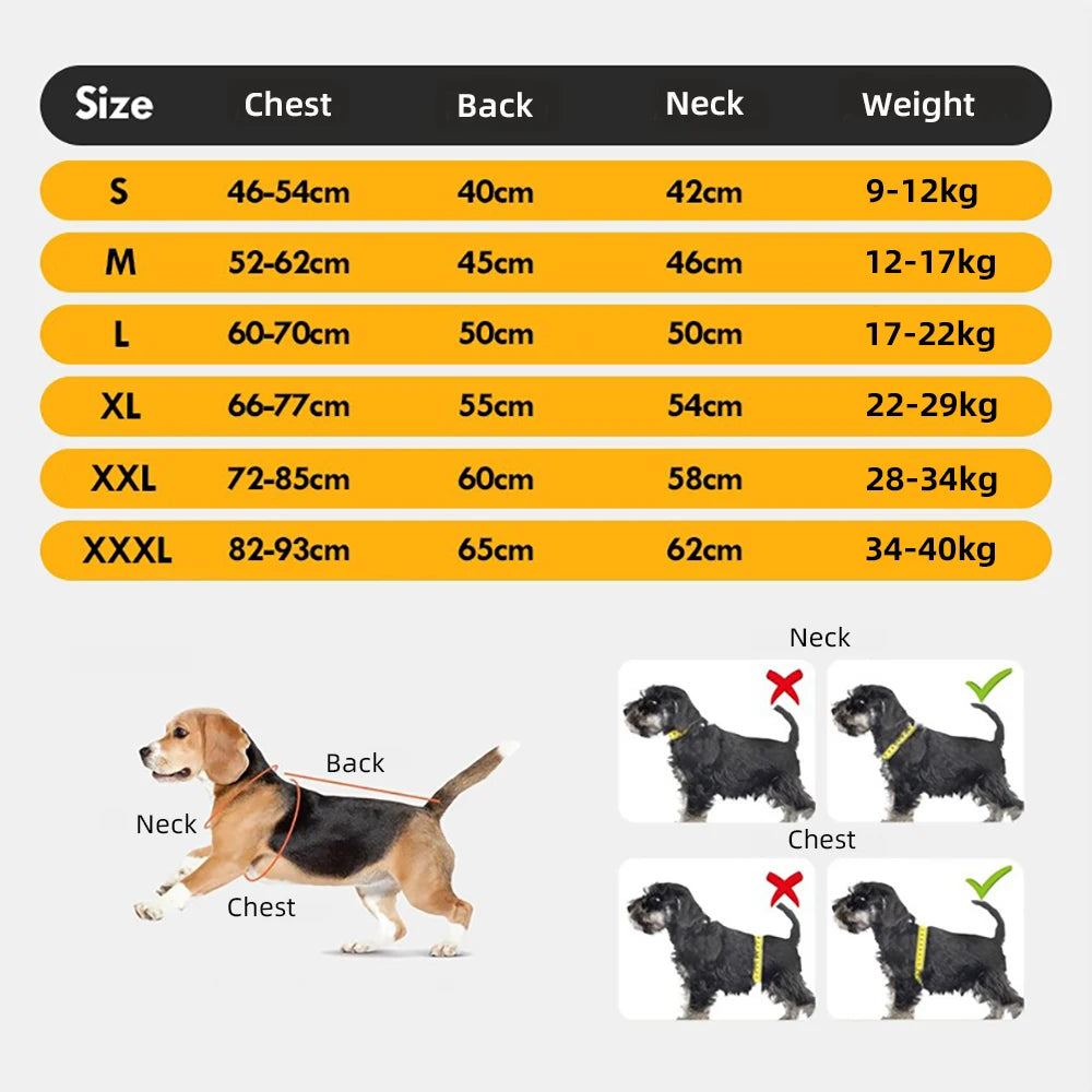 Small & Medium Large Dog Winter Coat