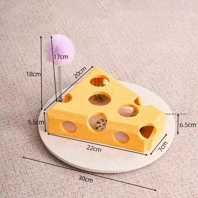 Pet Cat Puzzle Maze Holes Toys