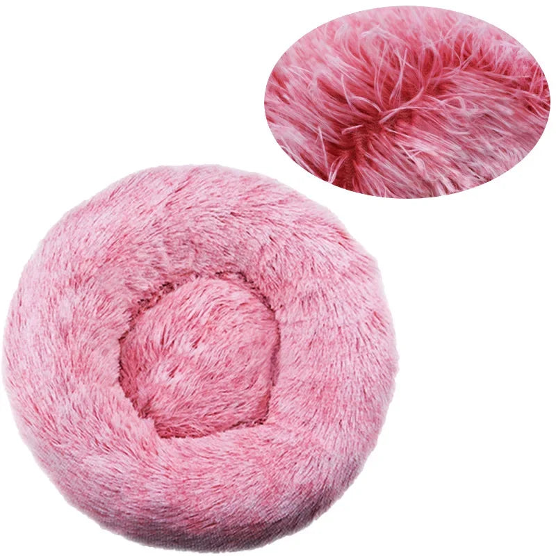 6 Sizes Round Pet Bed for Warm Sleeping