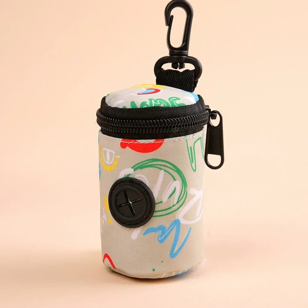 Hangable Dog Poop Bag Dispenser Zipper