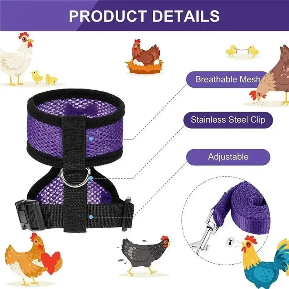 1 Pcs Fashion Chicken Duck Vest / Harness