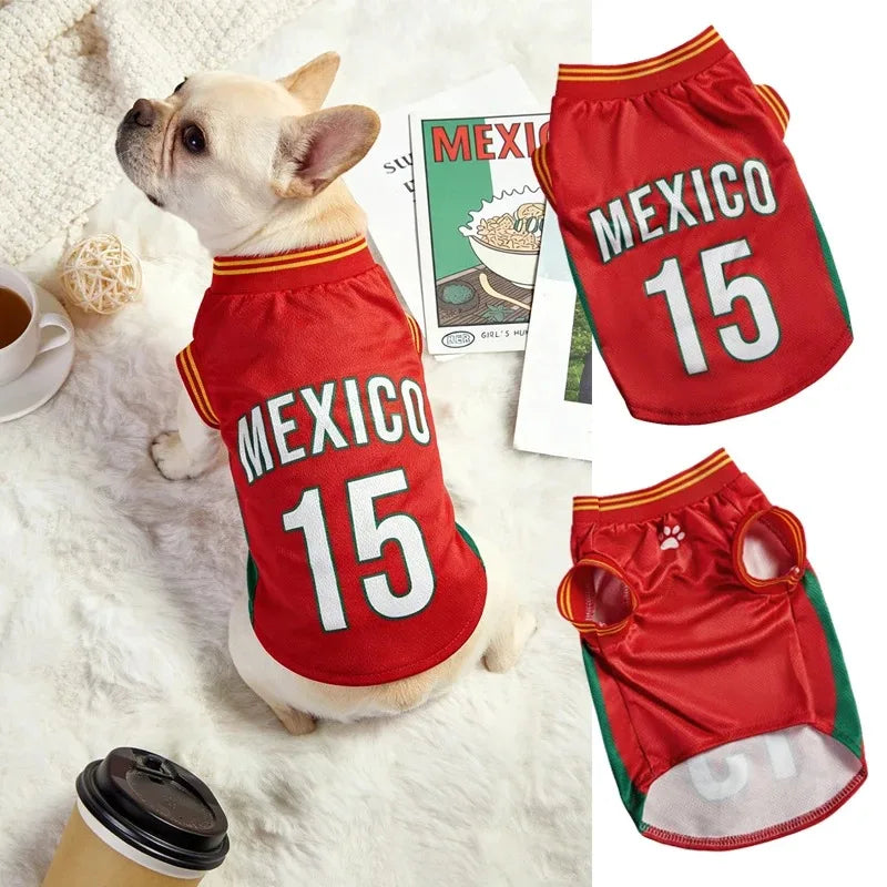 Dog Football Uniform Large Dog Jersey