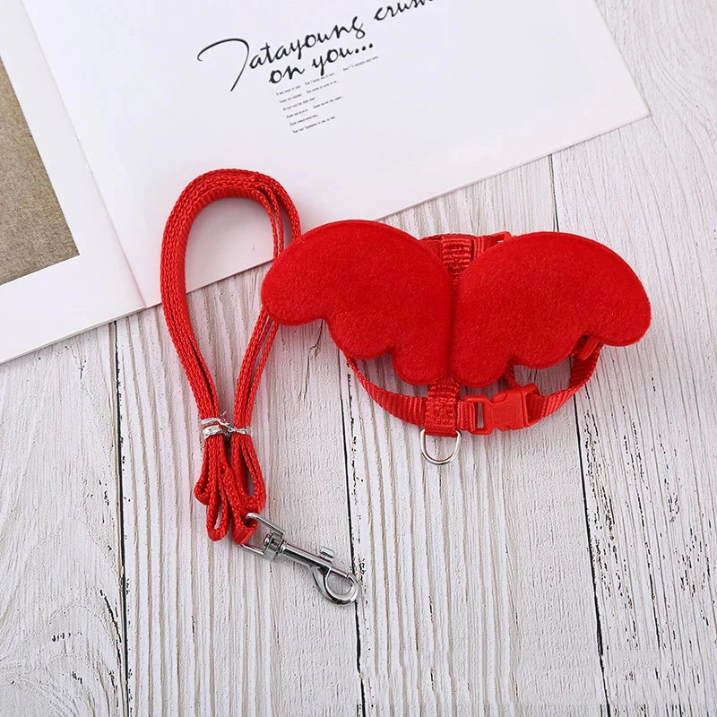 Cute Wing Duck Leash Pet Cat Harness