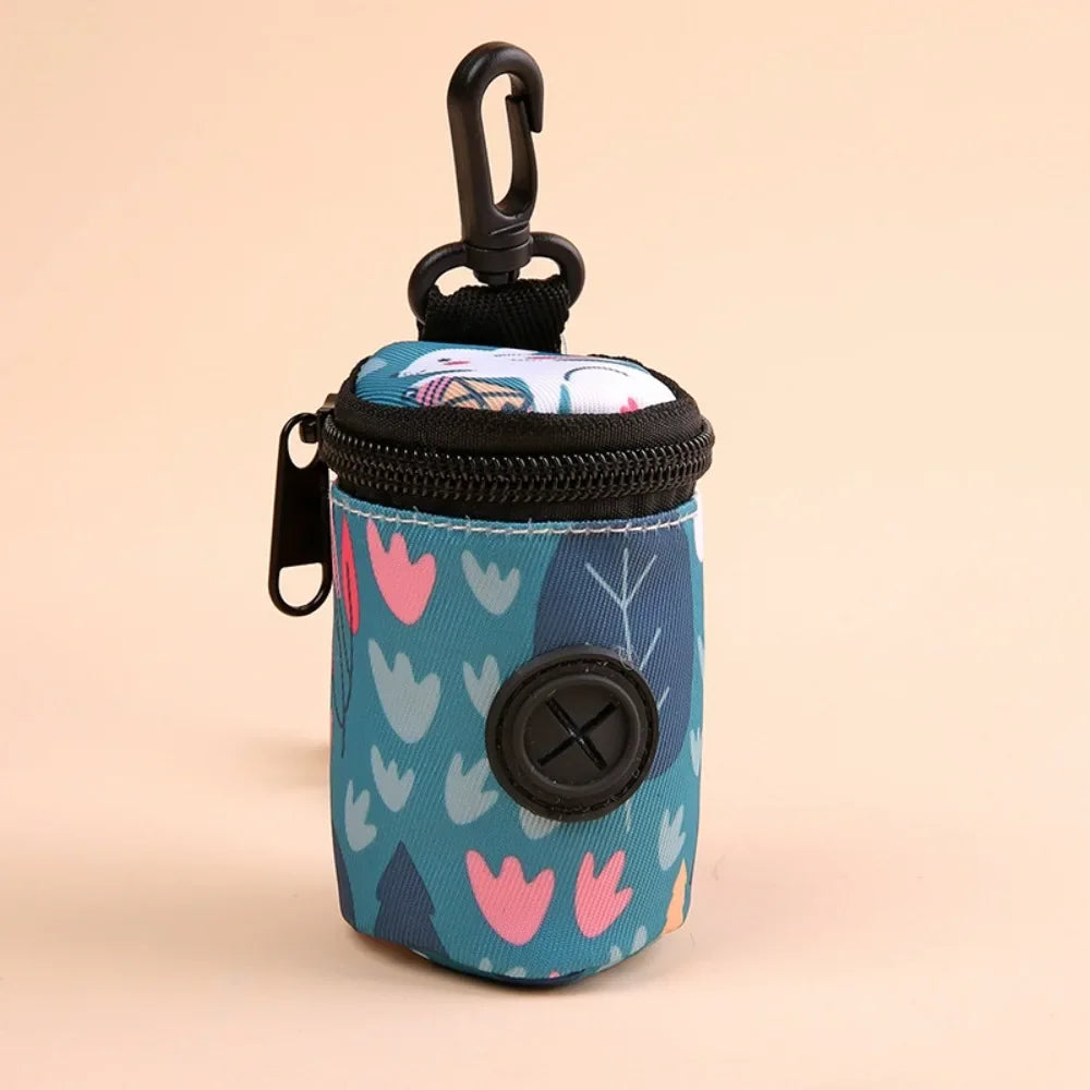 Hangable Dog Poop Bag Dispenser Zipper