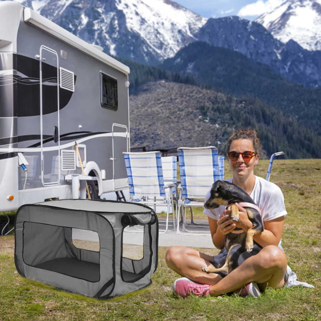 Dog/Cat Travel Crate Foldable