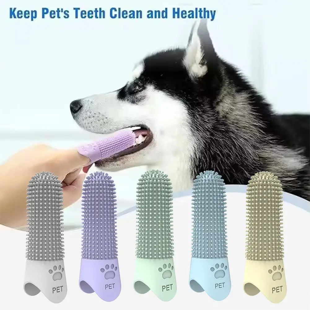 360° Finger Dog Toothbrush Silicone
