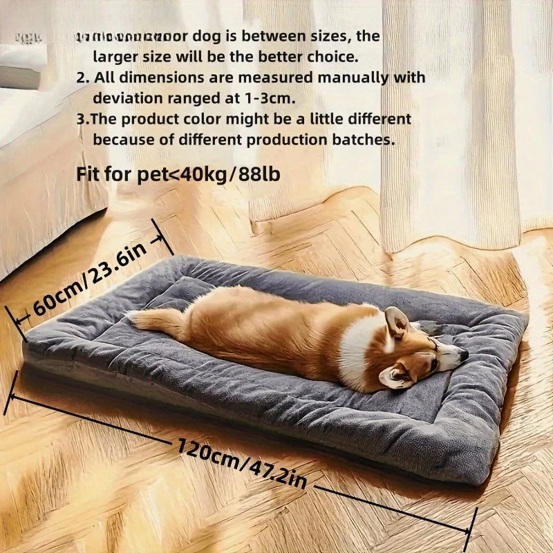 Large Plush Dog Bed Thickened Super Soft