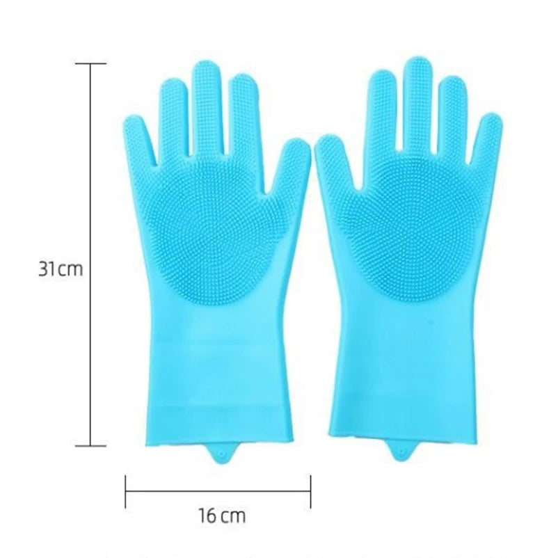 Pet bath Scrub brush Gloves