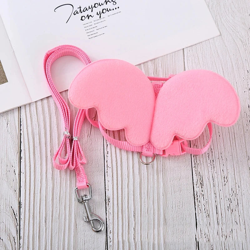 Cute Wing Duck Leash Pet Cat Harness