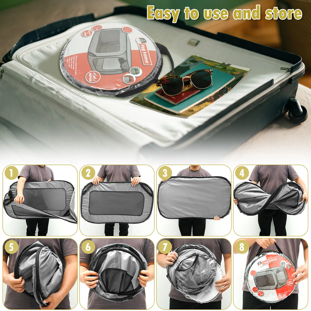 Dog/Cat Travel Crate Foldable