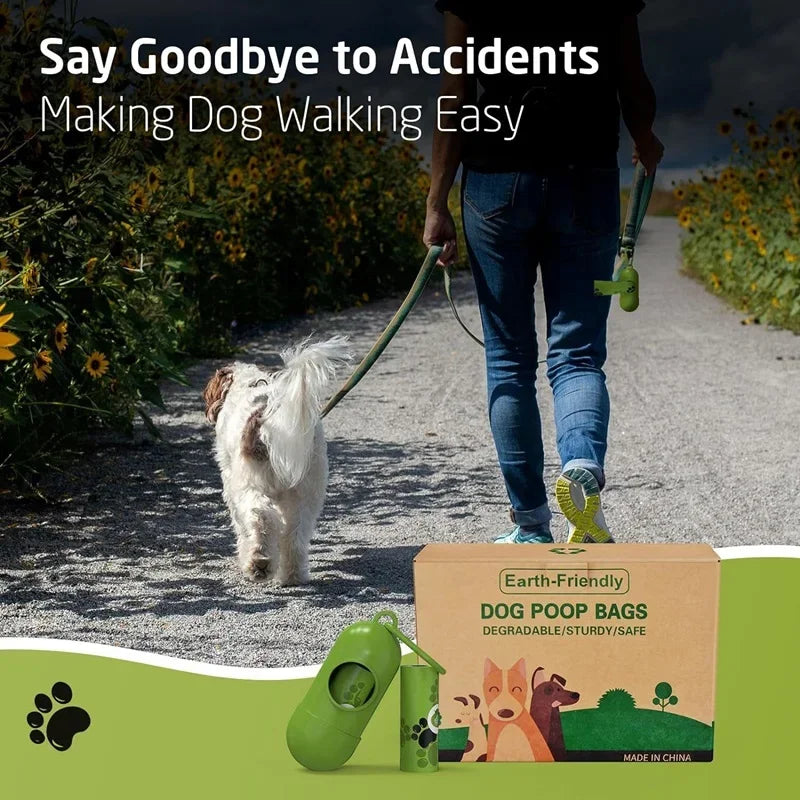 Biodegradable dog poop bags,15 bags/roll