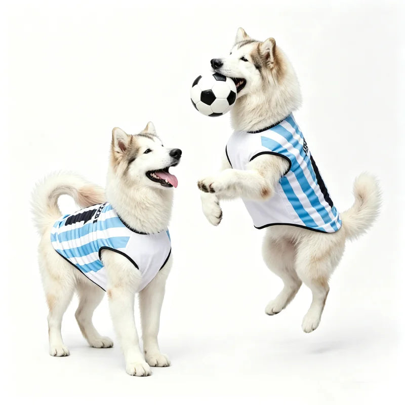 2026 Soccer Cat Dog Football Breathable Mesh Jersey