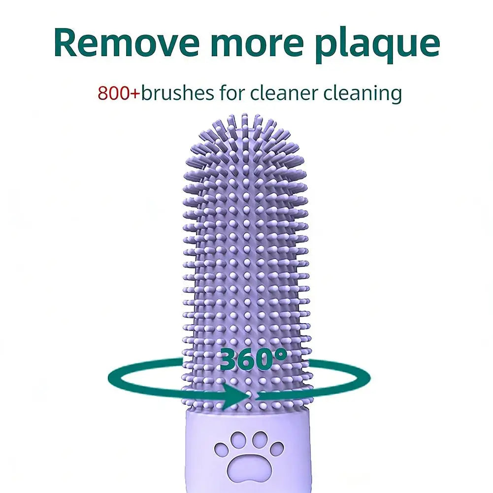 360° Finger Dog Toothbrush Silicone