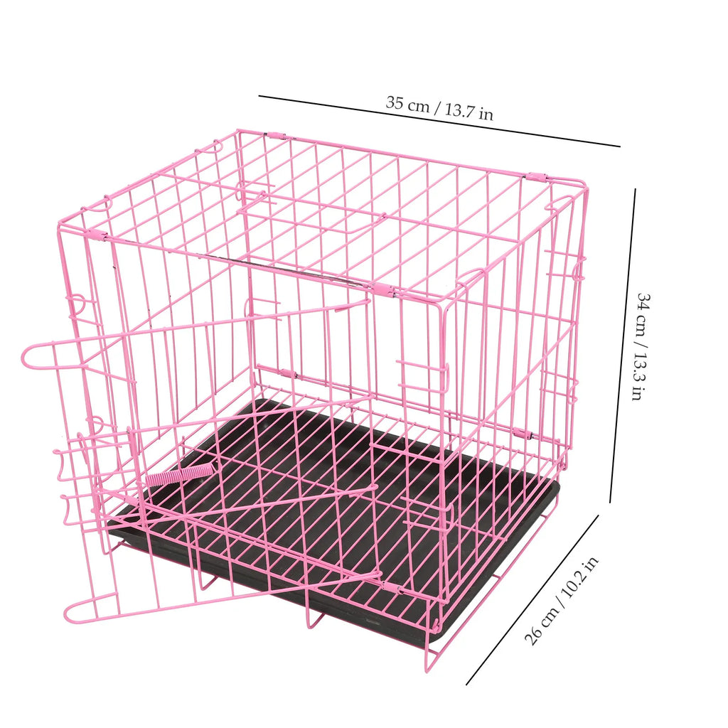 Dog Folding Kennel Indoor Crate for Dogs Durable Steel