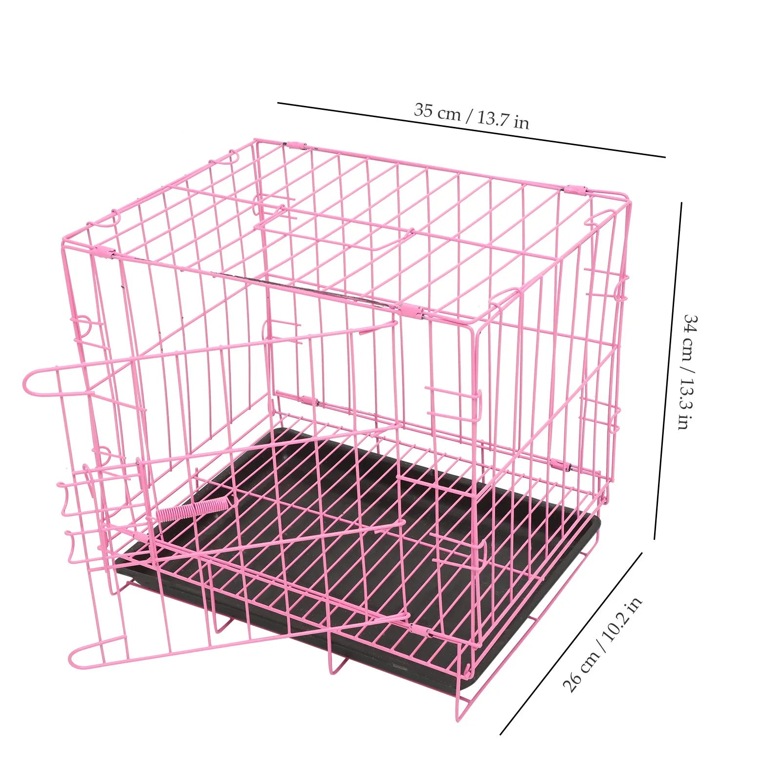 Dog Folding Kennel Indoor Crate for Dogs Durable Steel