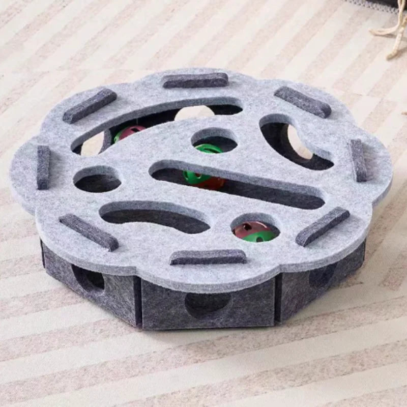 Pet Cat Puzzle Maze Holes Toys