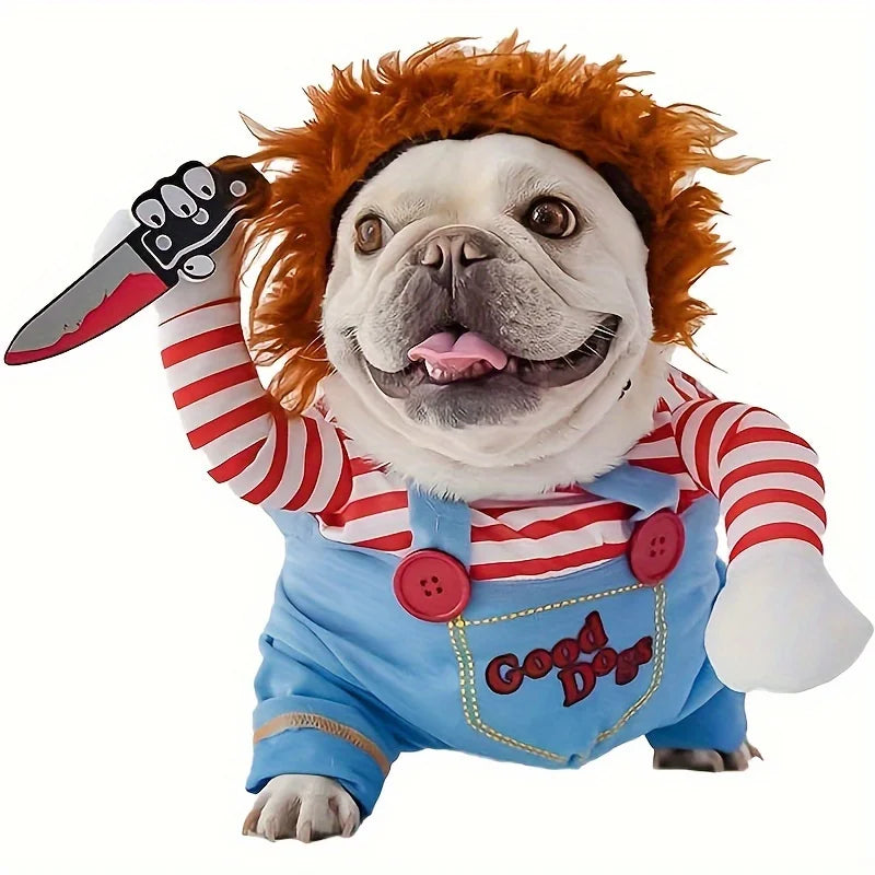 Dog Cosplay Clothes Bloody Doll
