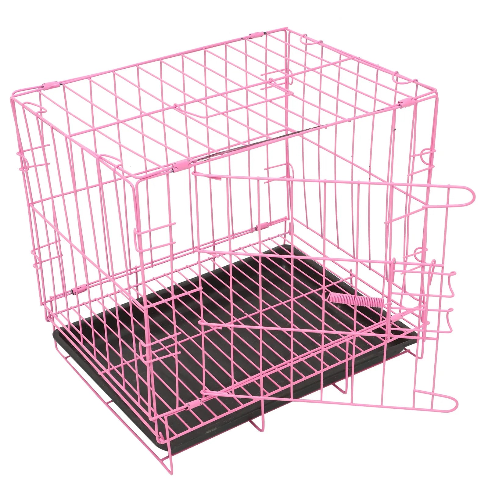 Dog Folding Kennel Indoor Crate for Dogs Durable Steel