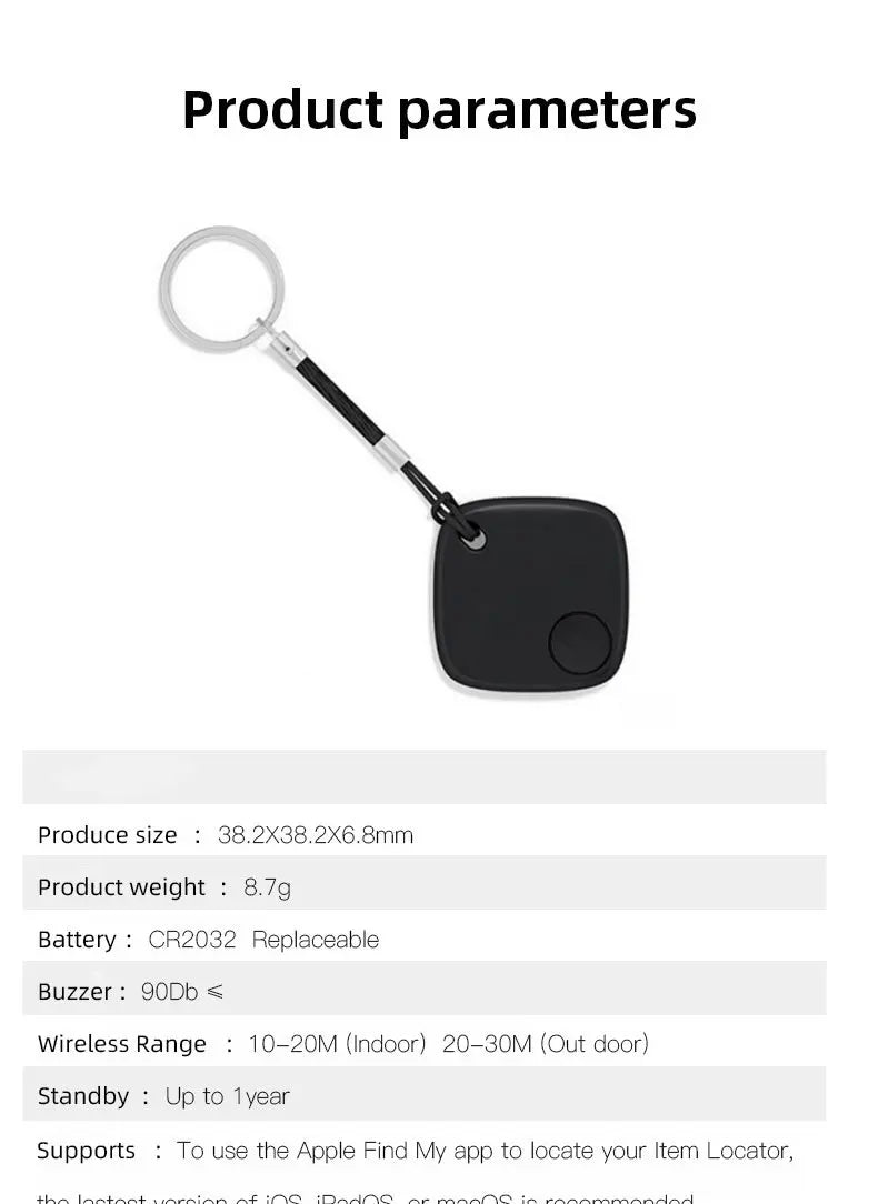 Bluetooth Mini Tracking Device for Apple Find My APP Smart Tag