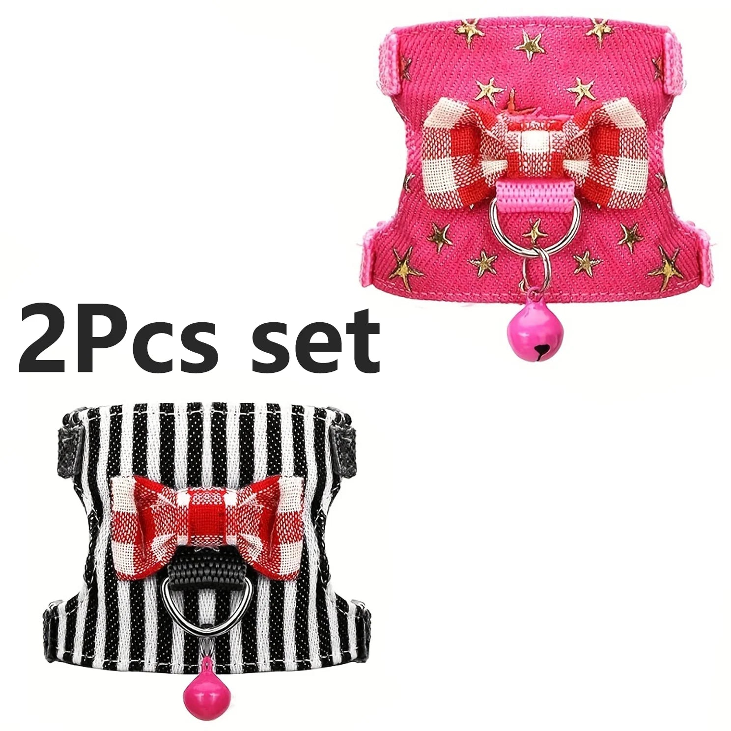 2pcs/set Hamster Harness And Leash Walking Set,