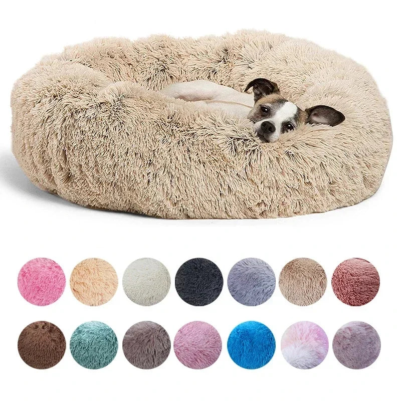 6 Sizes Round Pet Bed for Warm Sleeping