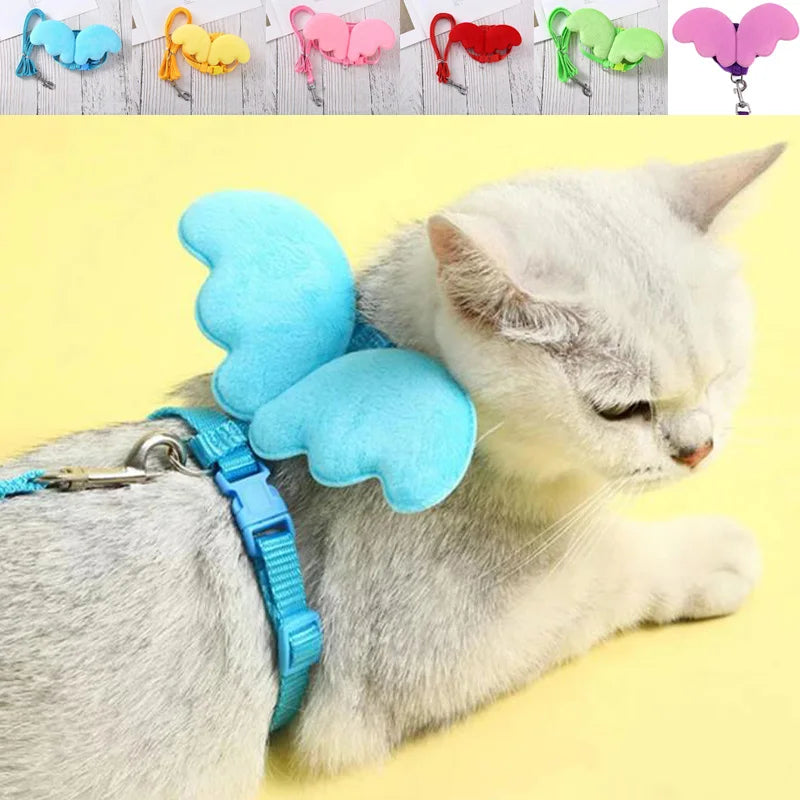 Cute Wing Duck Leash Pet Cat Harness