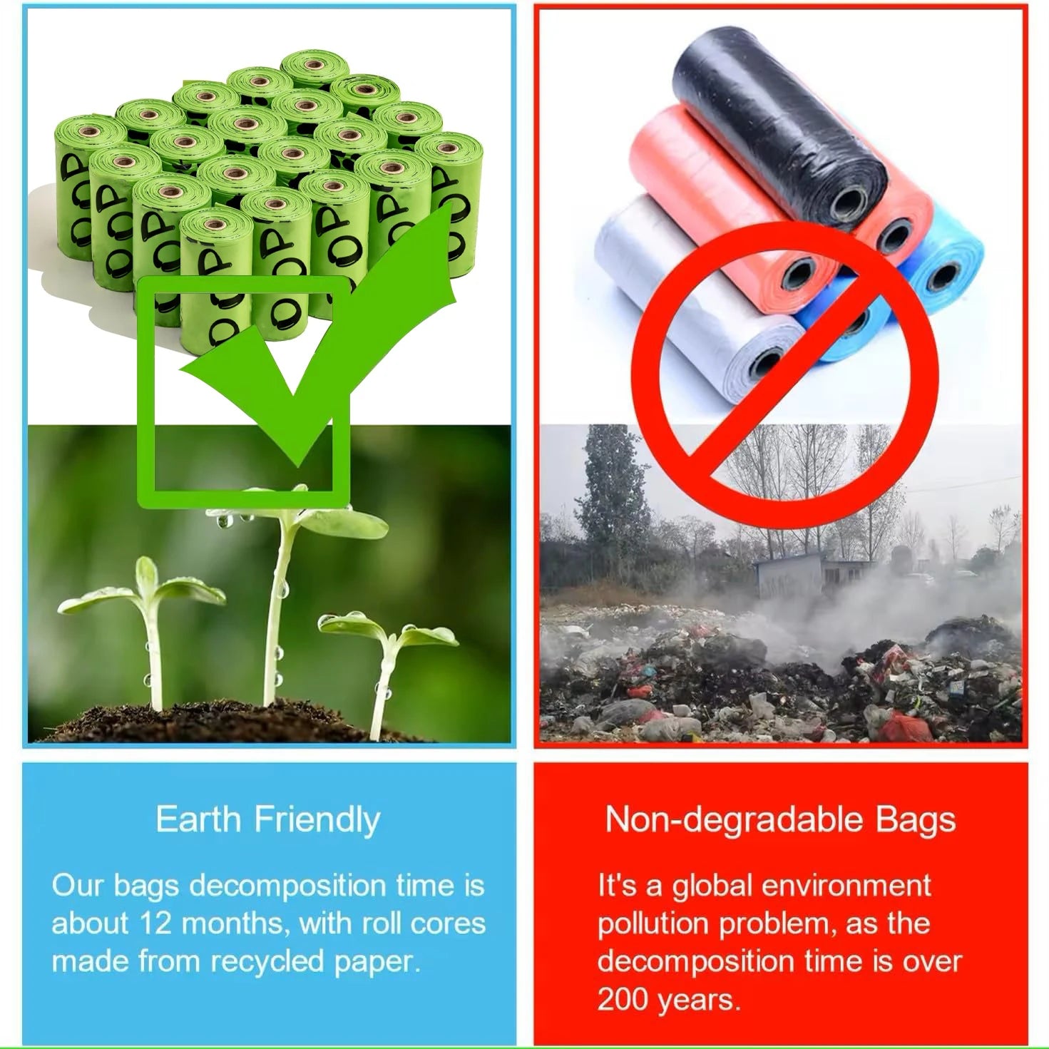 EPI Biodegradable Dog Poop Bags Lavender Scented