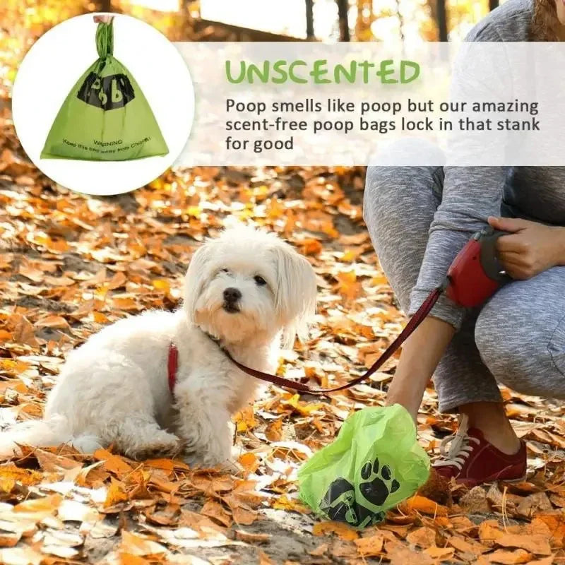 Biodegradable dog poop bags,15 bags/roll