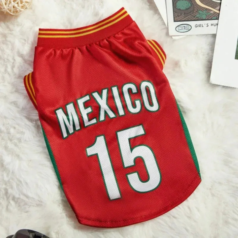 Dog Football Uniform Large Dog Jersey