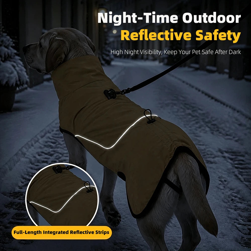Small & Medium Large Dog Winter Coat