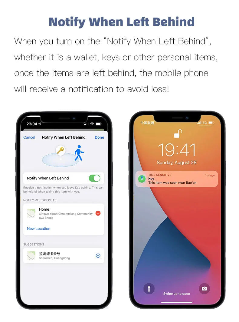 Bluetooth Mini Tracking Device for Apple Find My APP Smart Tag