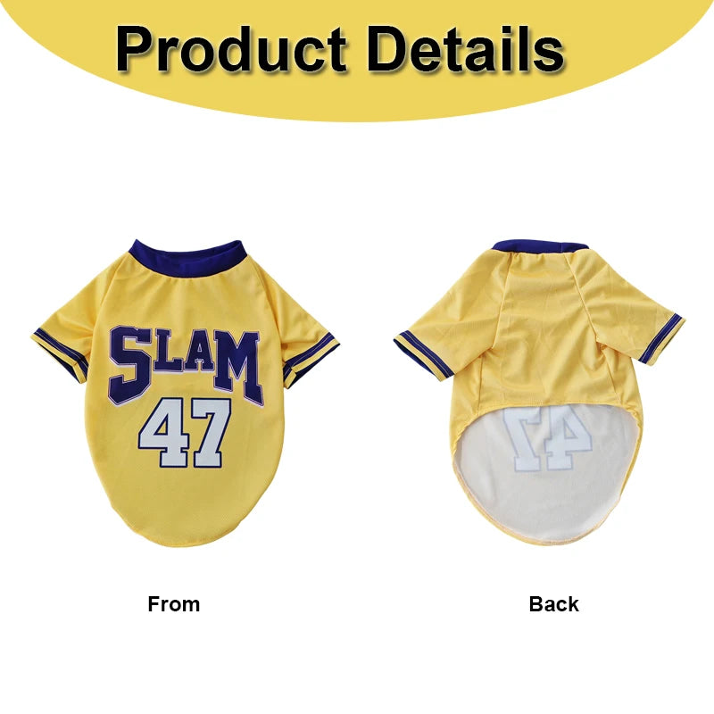 SLAM 47 Mesh Breathable Dog Basketball Clothing
