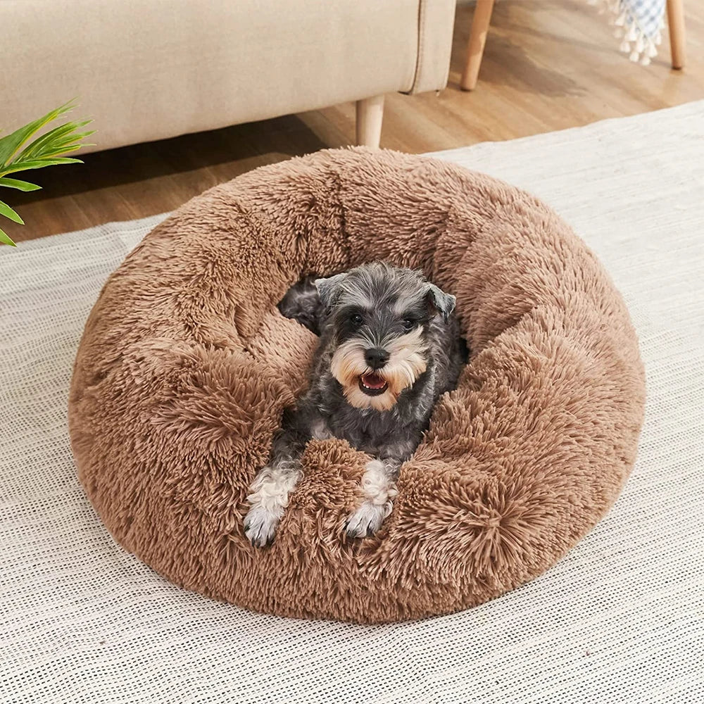 6 Sizes Round Pet Bed for Warm Sleeping