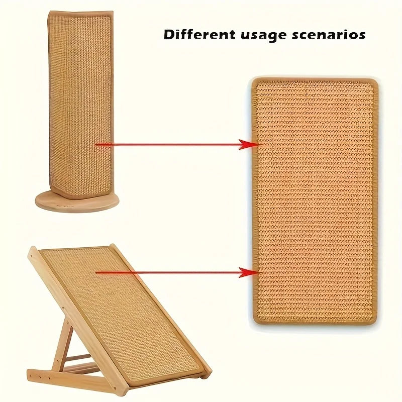 Sturdy Sisal Cat Scratching Post - Sofa-Safe Design
