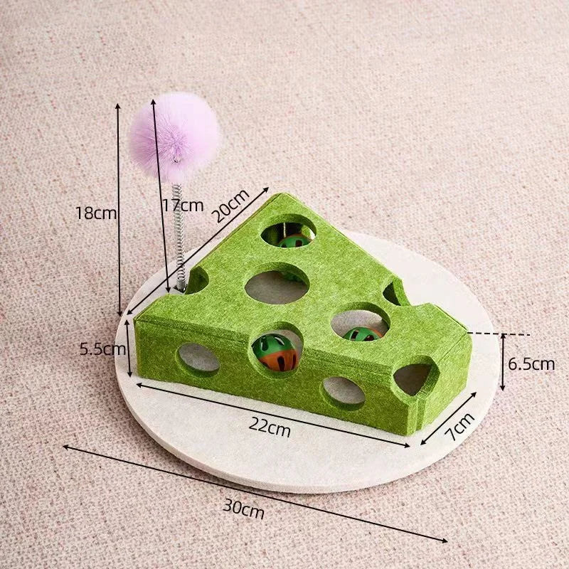 Pet Cat Puzzle Maze Holes Toys