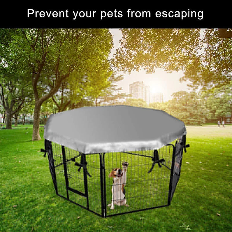 Dog Playpen Oxford Cloth Top Cover Universal Fits 24 Crate for Outdoors Indoors High Quality