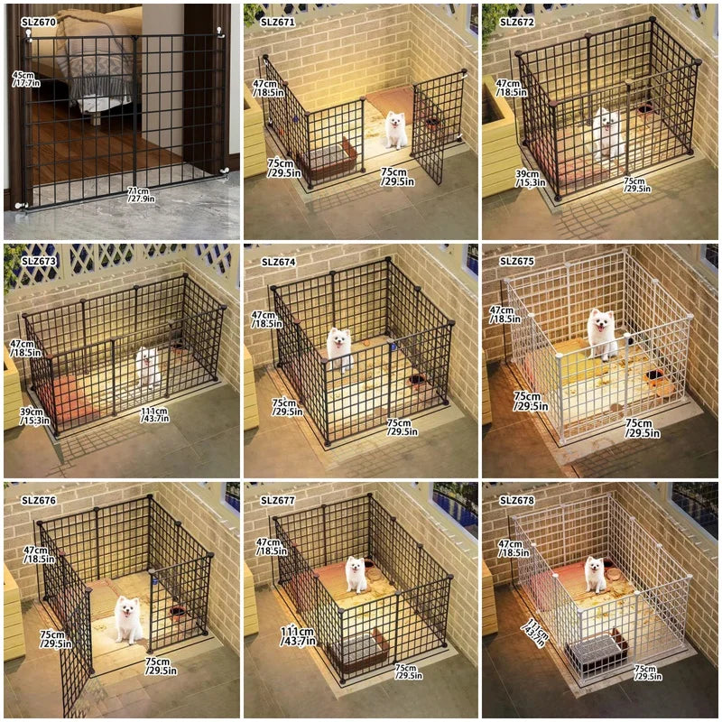 Dog Fence Type Home Indoor Pet Fence for Small Size Dogs