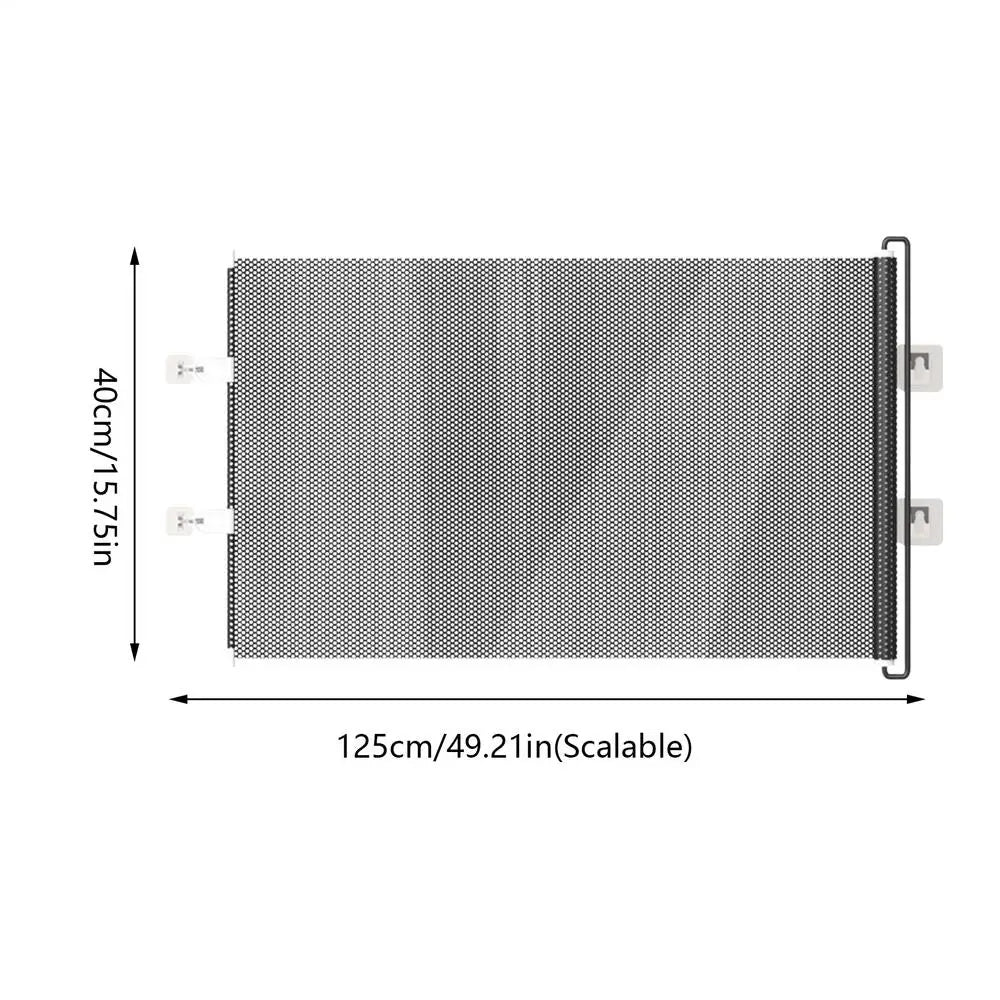 Dog Gates For Doorways Retractable Mesh Pet Gate