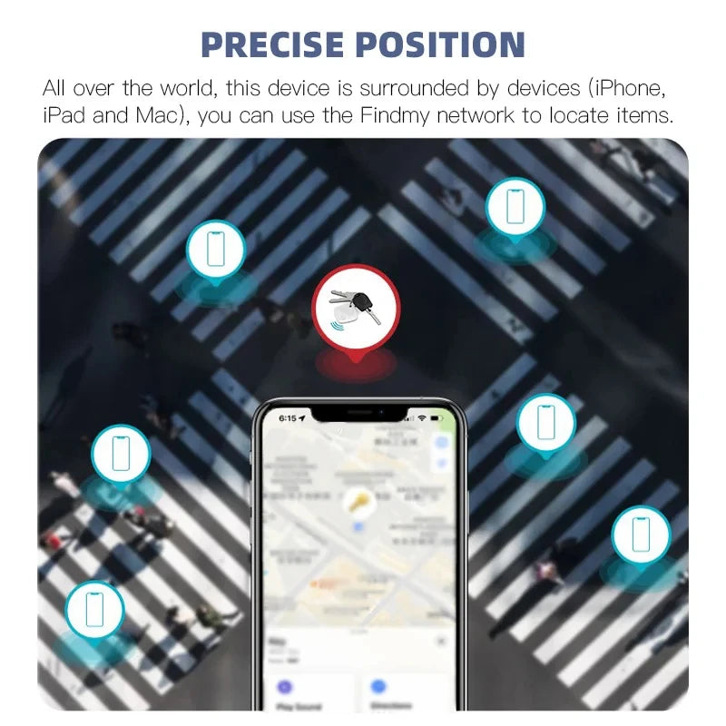Bluetooth Mini Tracking Device for Apple Find My APP Smart Tag