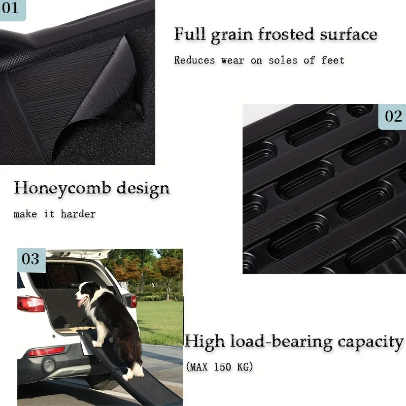 Folding Pet Ramp Stair For Cars Trucks & SUVs