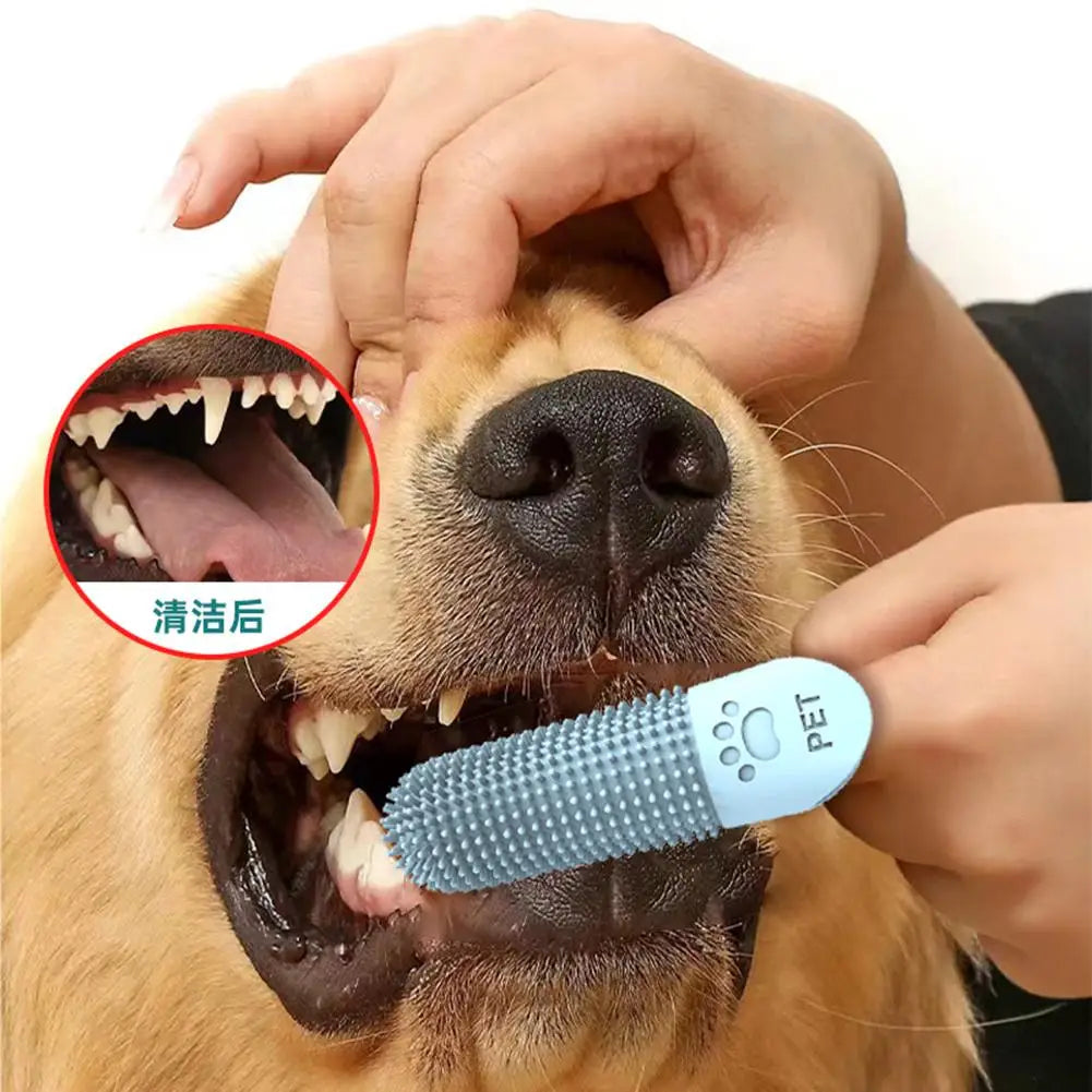 360° Finger Dog Toothbrush Silicone