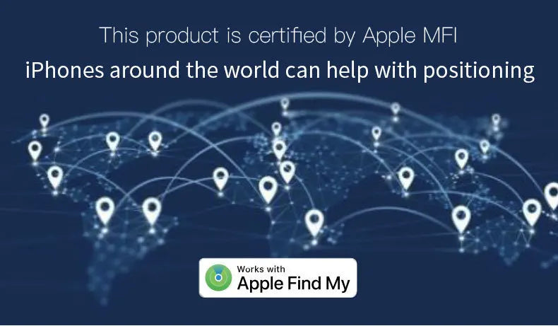Bluetooth Mini Tracking Device for Apple Find My APP Smart Tag
