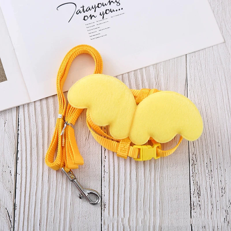 Cute Wing Duck Leash Pet Cat Harness