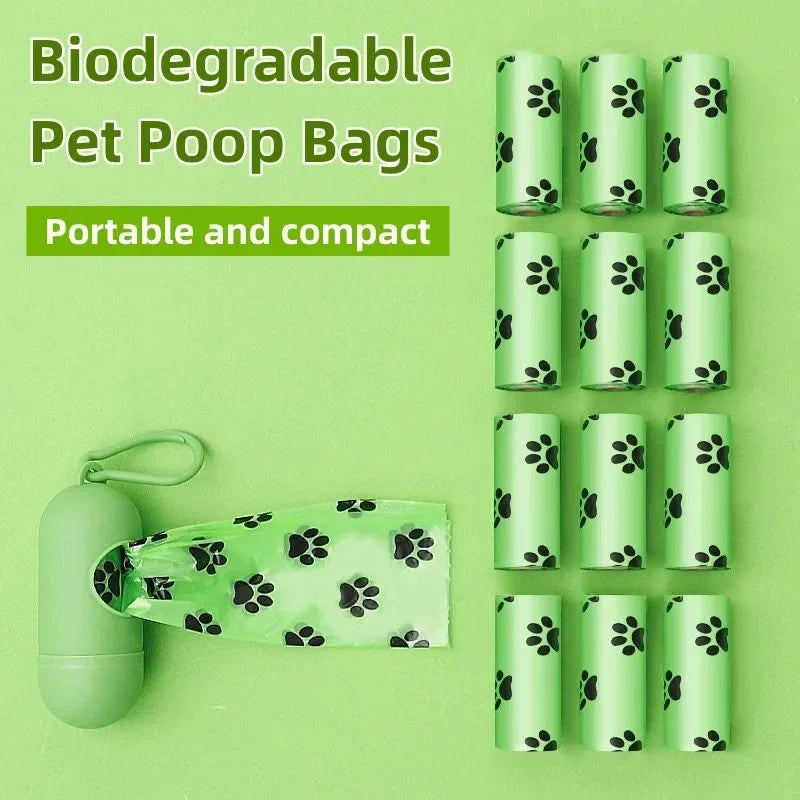 Biodegradable dog poop bags,15 bags/roll