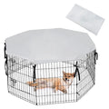 Dog Playpen Oxford Cloth Top Cover Universal Fits 24 Crate for Outdoors Indoors High Quality
